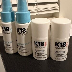 k18 hair mask and astrolift volume spray set of 2 each